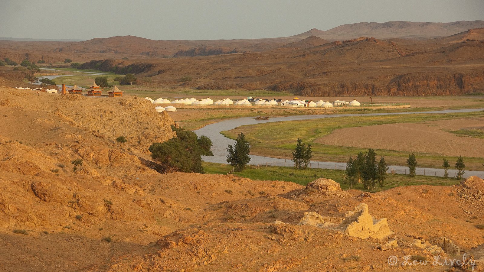 Yoliin Am gorge valley Gobi Mongolia