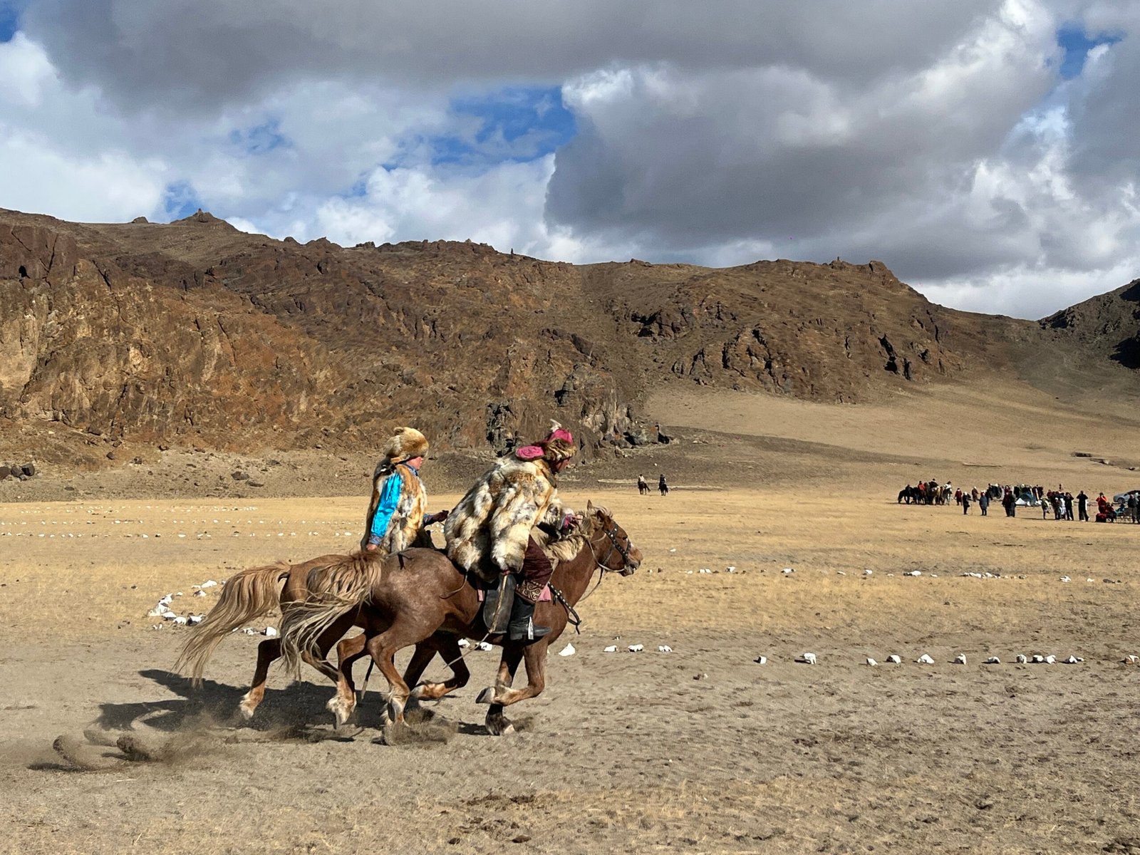 Horse racing Naadam Festival Mongolia steppe