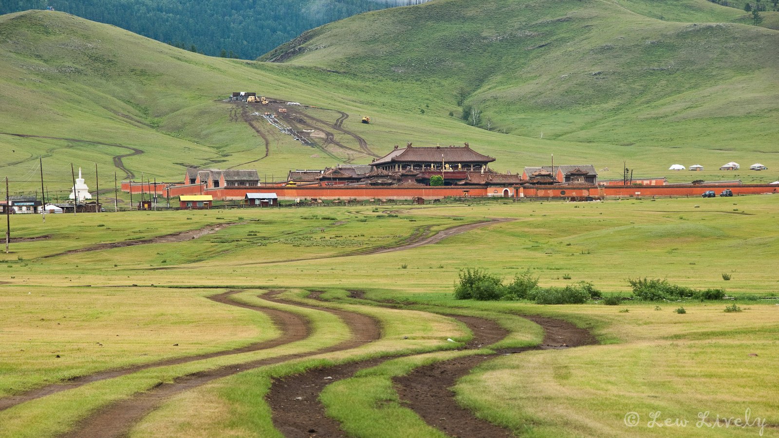Erdene Zuu Monastery Karakorum steppe Mongolia