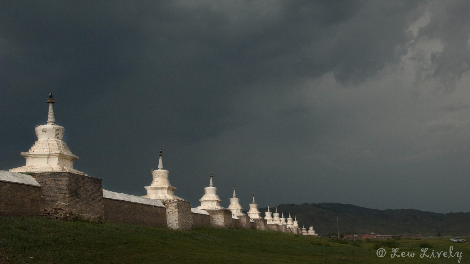 Ongi Monastery ruins steppe Mongolia